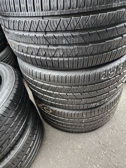 4 tires Used 285/40r22 continental crosscontact LX sport