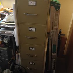 4 Drawer File Cabinet $10
