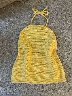 Handmade Crochet Halter Top