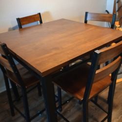 Counter Height Table And Chairs 