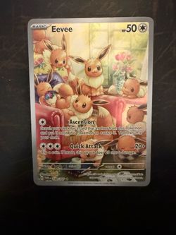 Eevee pokemon card
