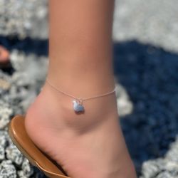 BIRDIE SILVER ANKLET 
