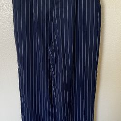 H&M Women’s Pinstripe Trouser Slacks 