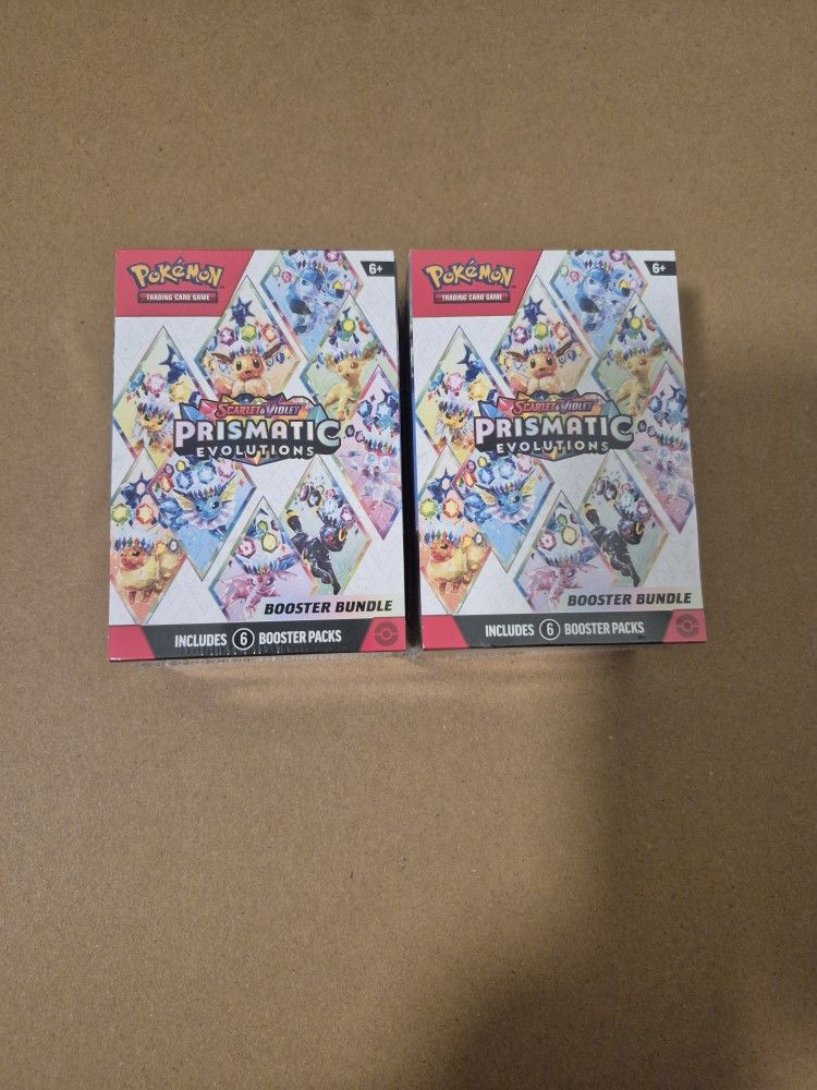 Pokemon Prismatic Evolutions Booster Bundle ×2