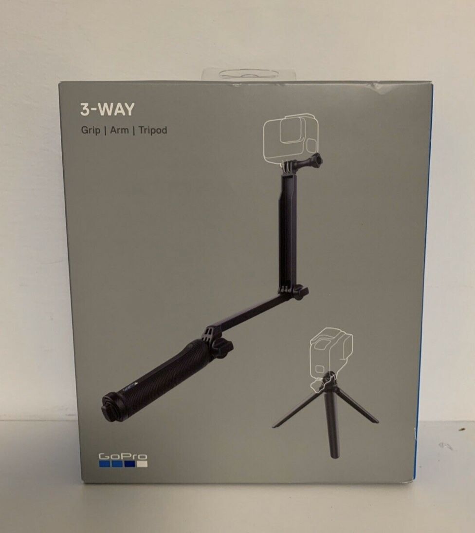 GoPro 3-Way Grip Arm Tripod Part Camera Brand New All HERO Camera New Edition