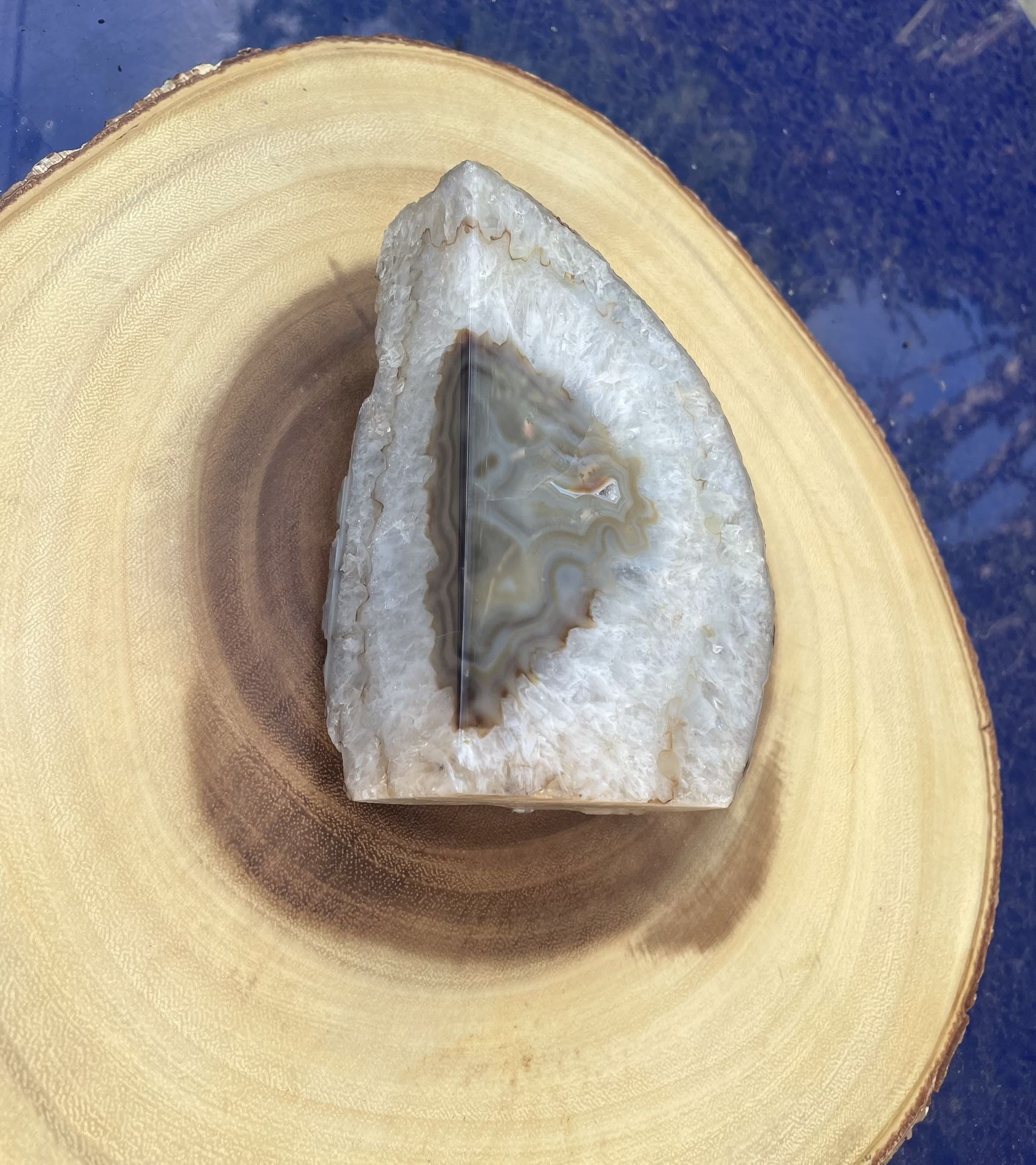 Crystal Geode Bookend