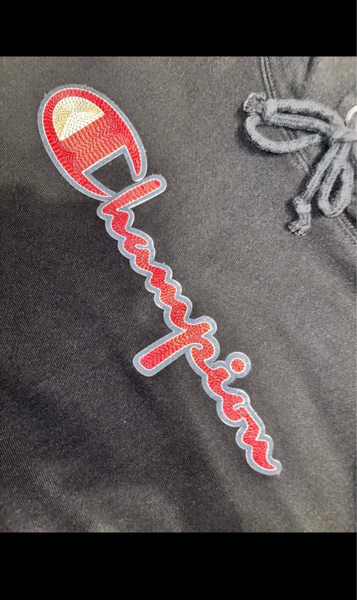Champion Reverse Weave Hoodie - Style GF68-Y06145-BLK