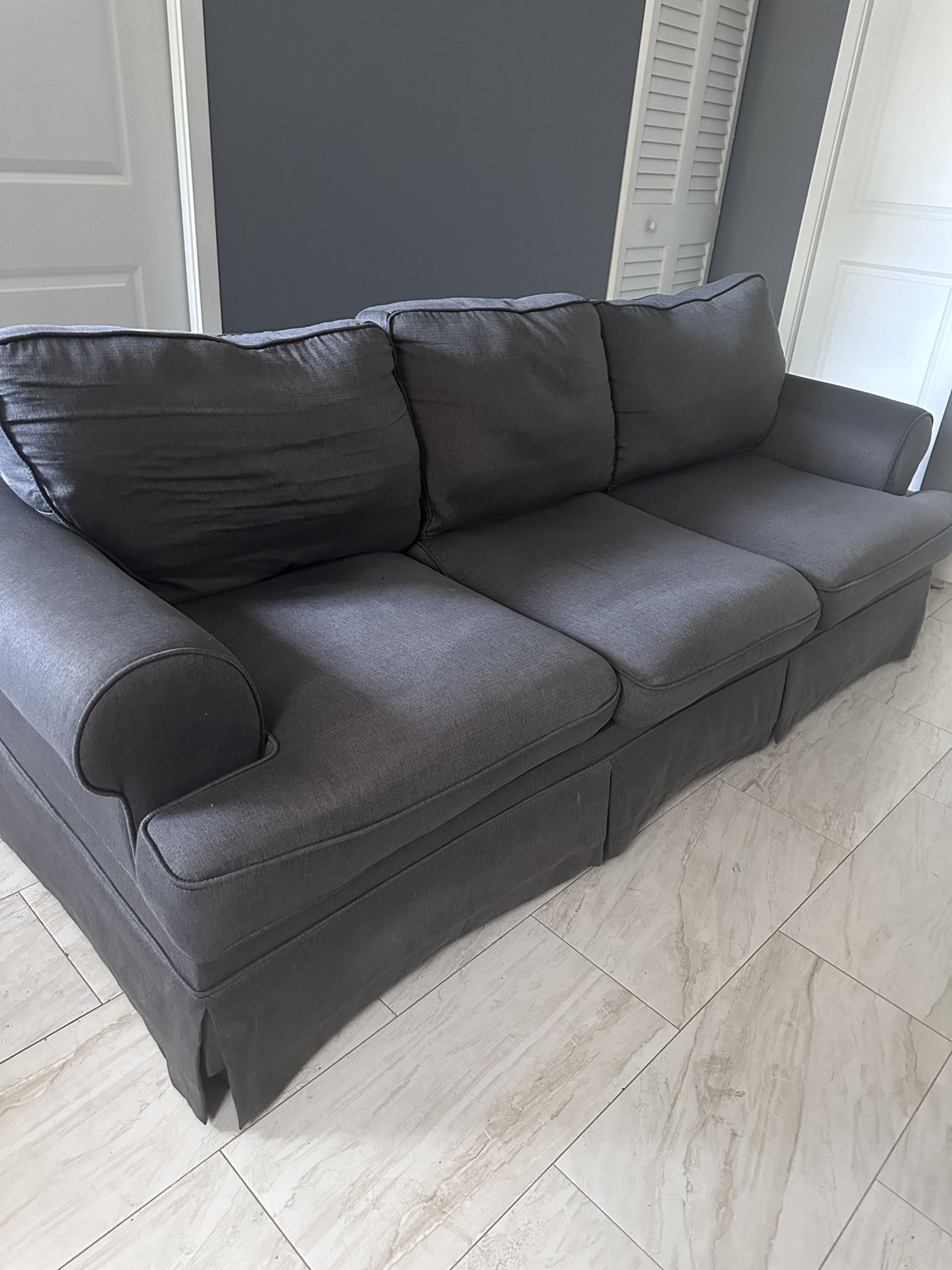 Gray Couch And Loveseat