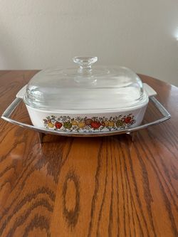 Corning Ware Casserole  Dish & Heating Stand