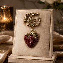 Strawberry Brooch