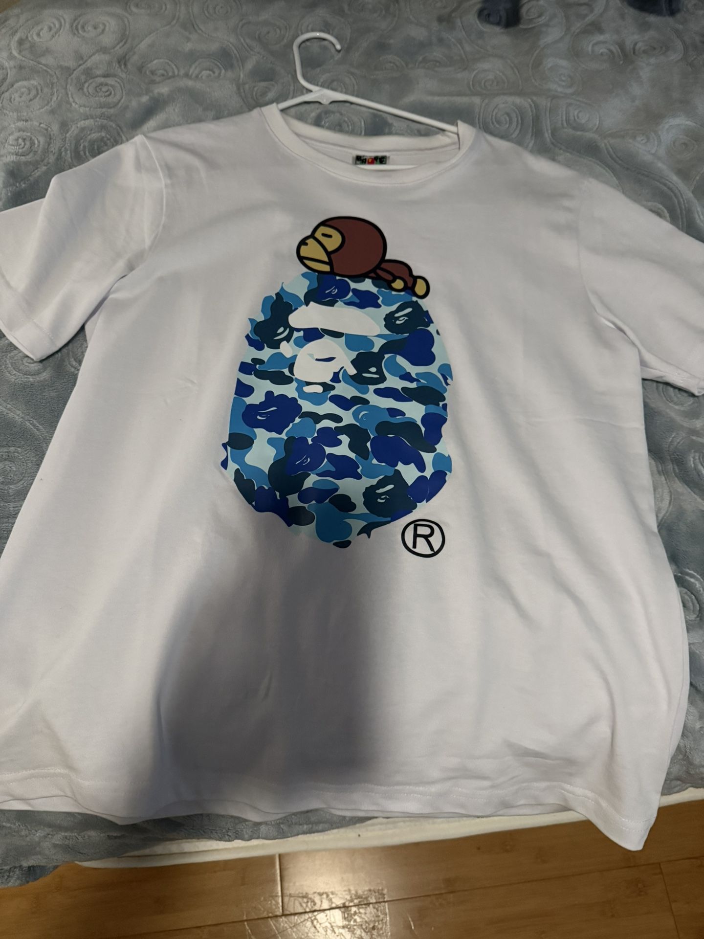Blue Camo Milo Bape Shirt
