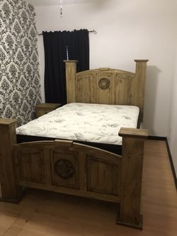 BRAND NEW 4 PIECE RUSTIC BEDROOM SET