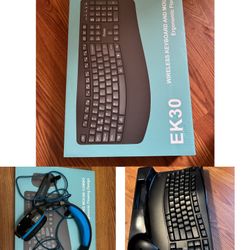Mouse + Keyboard (New) + Headphones (Lightly Used) — Bundle Deal - Promotes End Feb 01