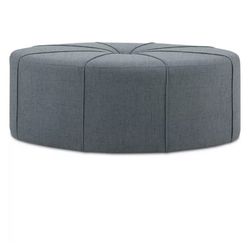 Tufted Oval Ottoman