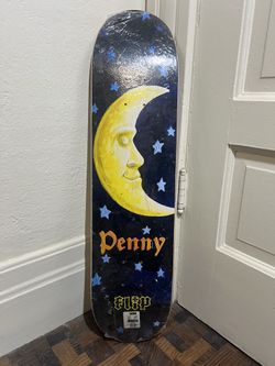 FLIP PENNY MOON SKATEBOARD DECK VINTAGE ( original shrink wrap)