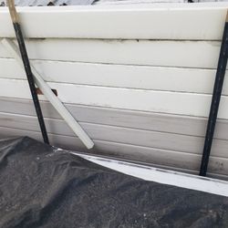 4 3/4"X 4  3/4 " X 100" VINLY FENCE POST 