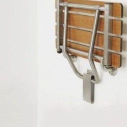 Folding Wall Mount Bathroom Shower Seat Bench