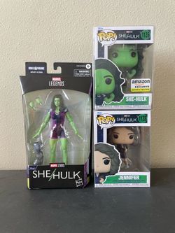 She hulk figure & Funko pops