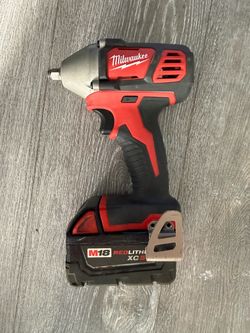 Milwaukee m18 3/8 impact wrench with 5.0 battery