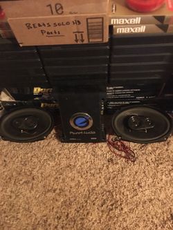 Amp & speakers.