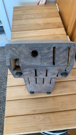Wood block for knifes