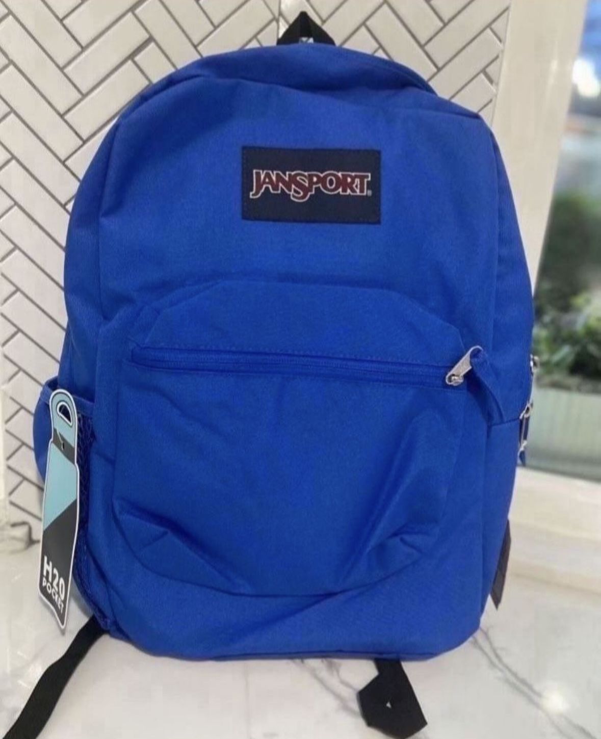 Blue Jansport Backpack