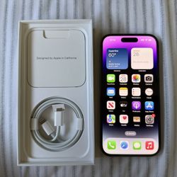 Apple iPhone 14 Pro 256 GB, Network Unlocked, Deep Purple
