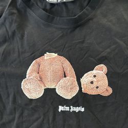 Palm Angels black teddy bear tee
