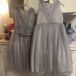 Gray Dresses Girls Size 10