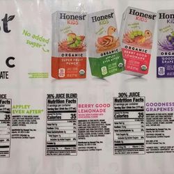 organic Juice 40pk  $10 Or Two40pks $15