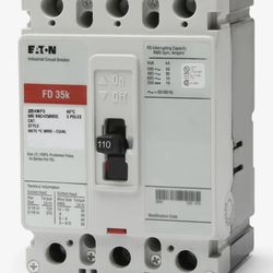 Eaton / Cutler-Hammer FD3100 - 100A 3 Pole Molded Case Circuit Breaker