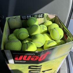 100 Used Tennis Balls