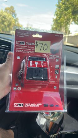 M18 TOP OFF PORTABLE CHARGER AND 5.0 BATTERY