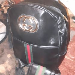 Black Gucci Backpack 