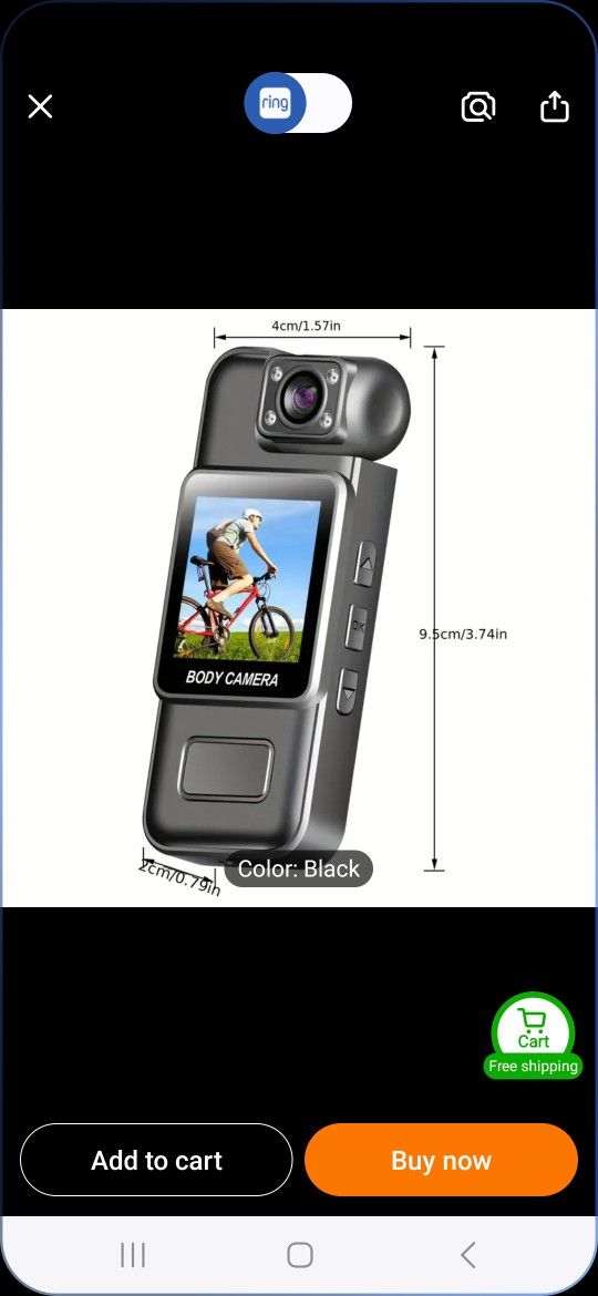 Hd Vloc Vloggers Camera Like Gopro For TikTok, Reels