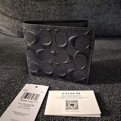 Coach Men's Wallet Black