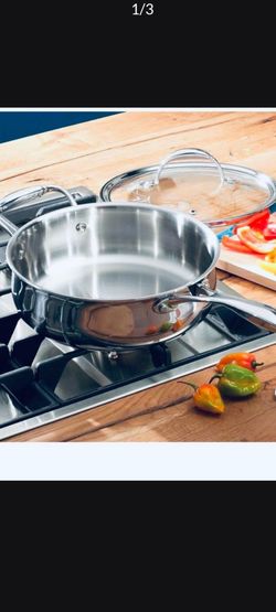 SARTEN DE 10" DE ACERO INOXIDABLE TRI PLY PRINCESS HOUSE ⚘️