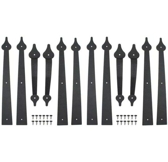 2 Sets Of Decorative Garage Spade Handles Brand New