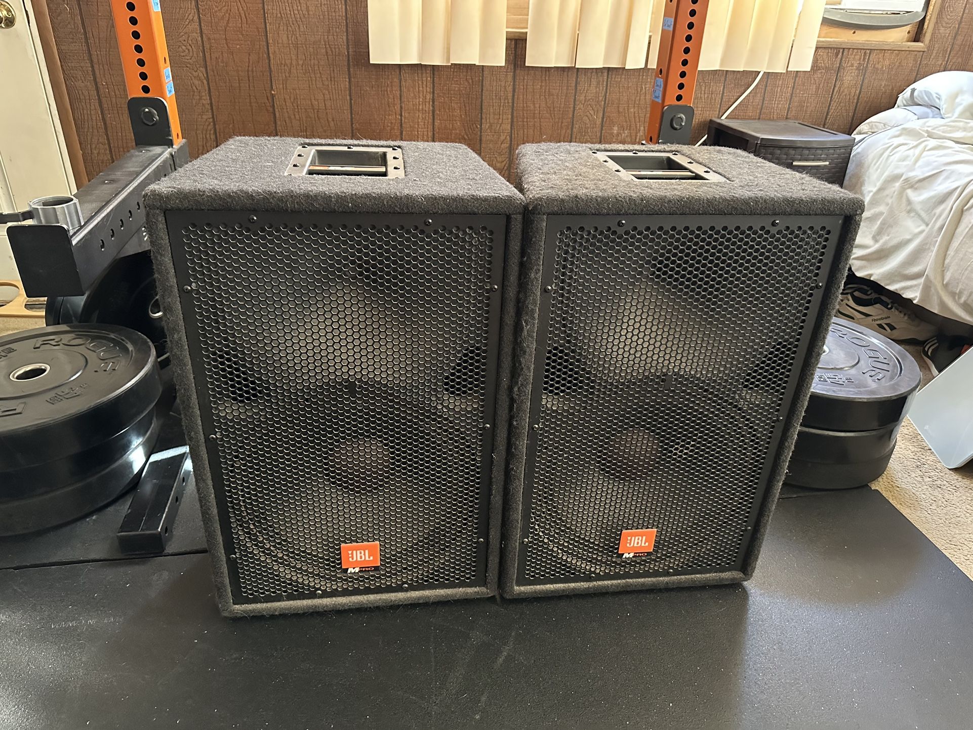 JBL MP215 PA Speakers