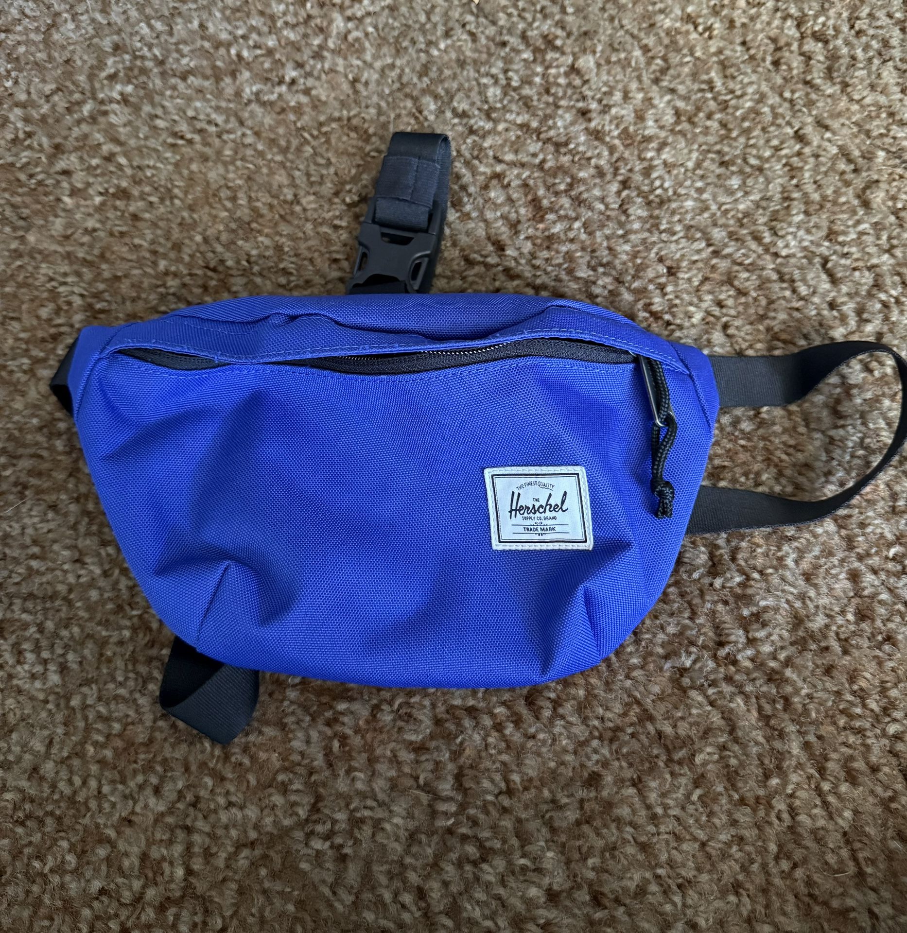Blue Herschel belt bag/fanny pack