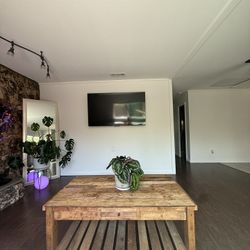 Rustic Solid Wood Coffee Table & End Table Set – $240  (San Marcos, CA)