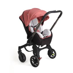 2.0 Pro Baby Stroller, Parent-Facing with 3 Modes, Adjustable Handle, Extendable Seat Panel Standard Stroller, Pink