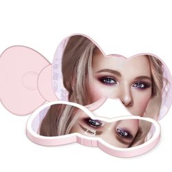 Hello Kitty Compact Bow Mirror With LED Light 
