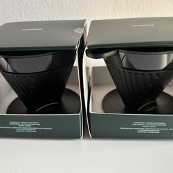 Starbucks black pour-over coffee brewing set Brand New