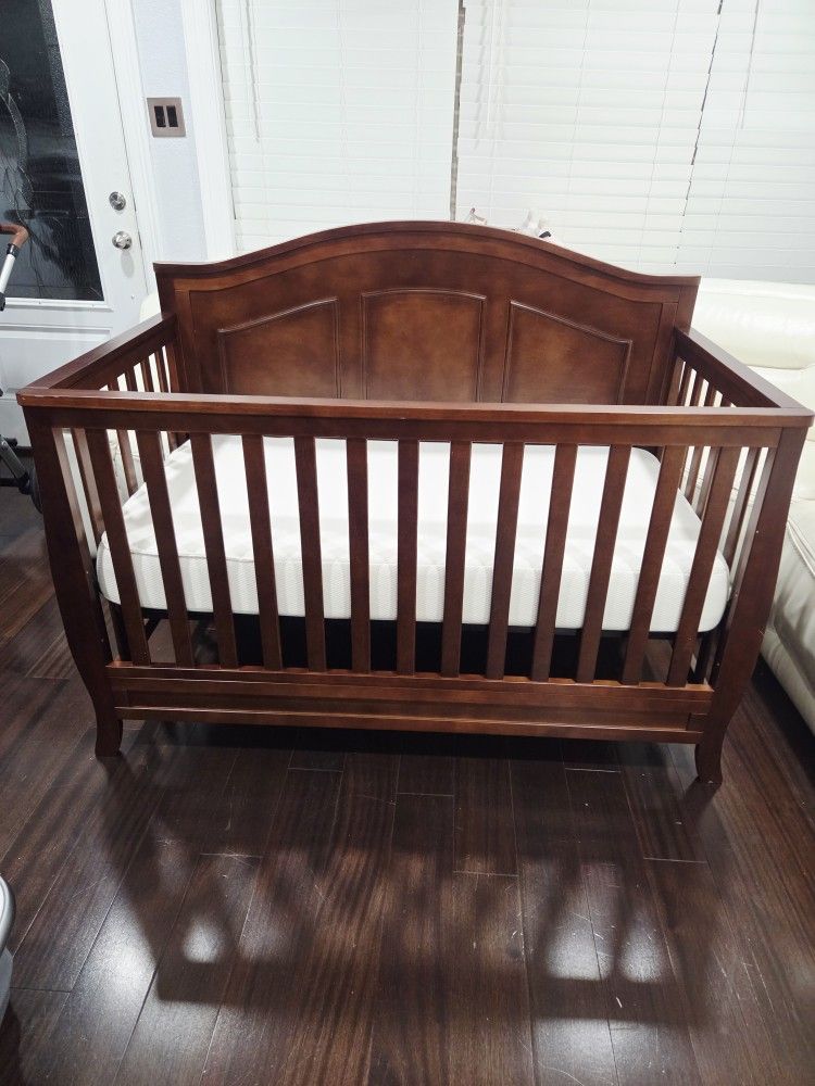 NEW!!! Light Brown Baby Crib