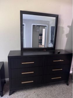 Dresser and 1 night stand