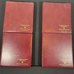 Lot Of 4 Us Commemorative Us Stamp Collection Binders~MNH~