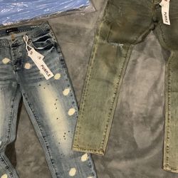 Purple Jeans/ Supreme Hoodie