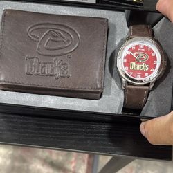 Arizona Diamondbacks Watch And Wallet Gift Set