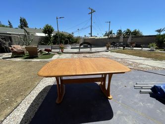 Wooden Table With 4 Chairs